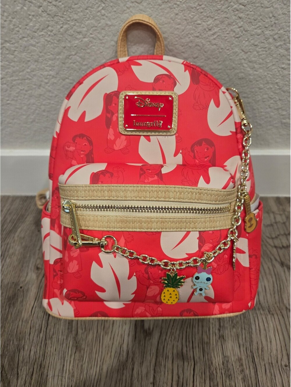 Disney Lilo & Stitch Tropical Floral Mini Backpack